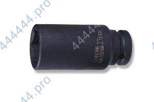 Головка торцевая 3/4" 6-гранная 27мм ударная,  удлиненная JONNESWAY S03AD6127