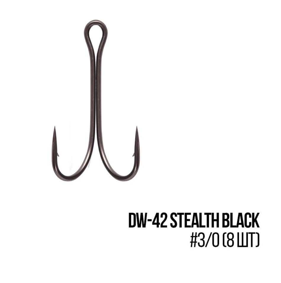 Двойники VANFOOK DW-41 B #3/0 stealth black