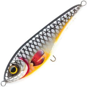 Воблер Джеркбейт Strike Pro Buster Jerk Shallow Runner,  150 мм,  64, 5 гр,  Загл. 1, 0м.,  Медленно всплывающий,  цвет: C649F Grey Roach,  WOLF COLOR,  (EG-048S#C649F)