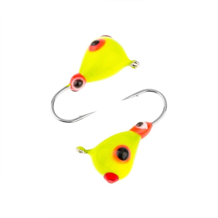 Мормышка W Spider Капля с ушком краш. 5, 0 мм 1, 90 гр. 276P обмаз. с камнем