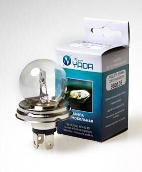 Автолампа фарная 12V-45/40 R2 YADA Clear Р45 (1шт.)
