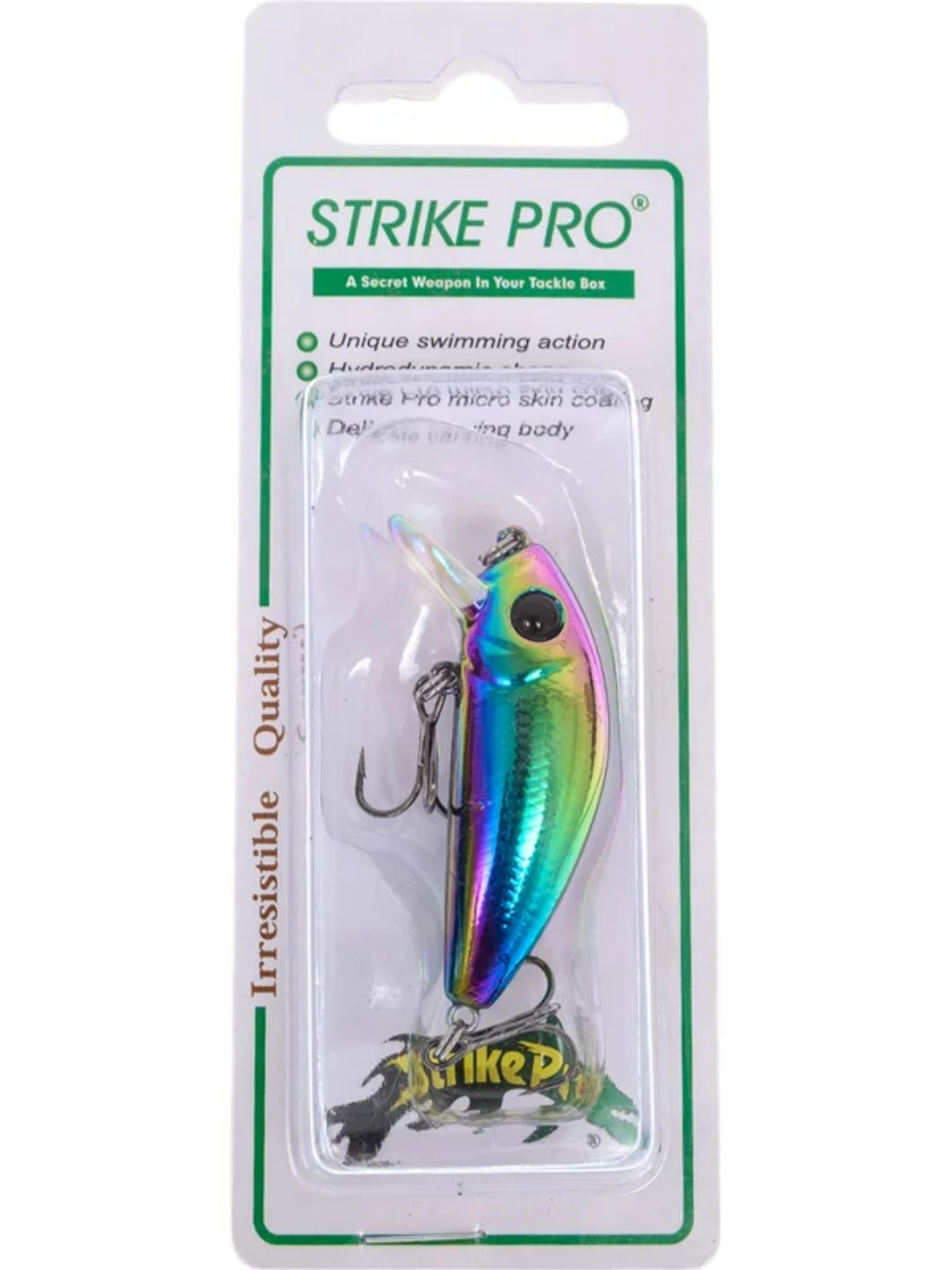 Воблер Минноу Strike Pro Mustang Minnow 45,  45 мм,  4, 5 гр,  Загл. 0, 2м.-0, 5м.,  Плавающий,  цвет: A213R Cockchafer Oil,  (MG-002F#A213R)