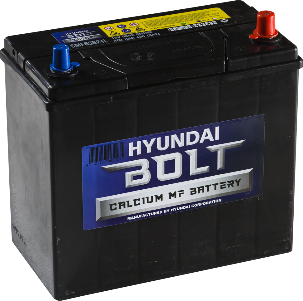 50 Hyundai bolt SMF65B24L ЕВРО Аккумулятор зал/зар