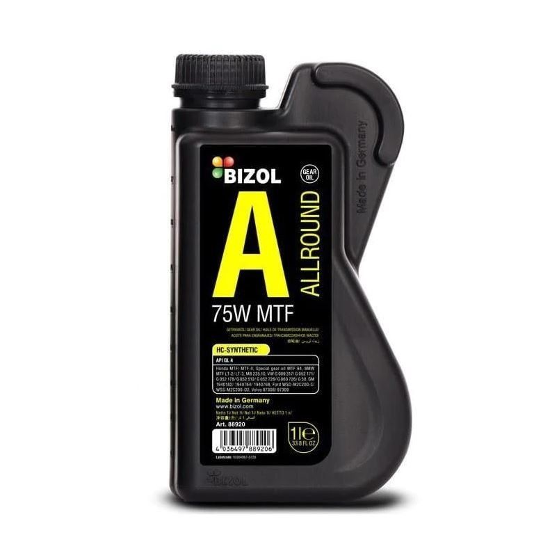 BIZOL Allround Gear Oil MTF 75W GL-4 1л синтетическое трансмиссионное масло
