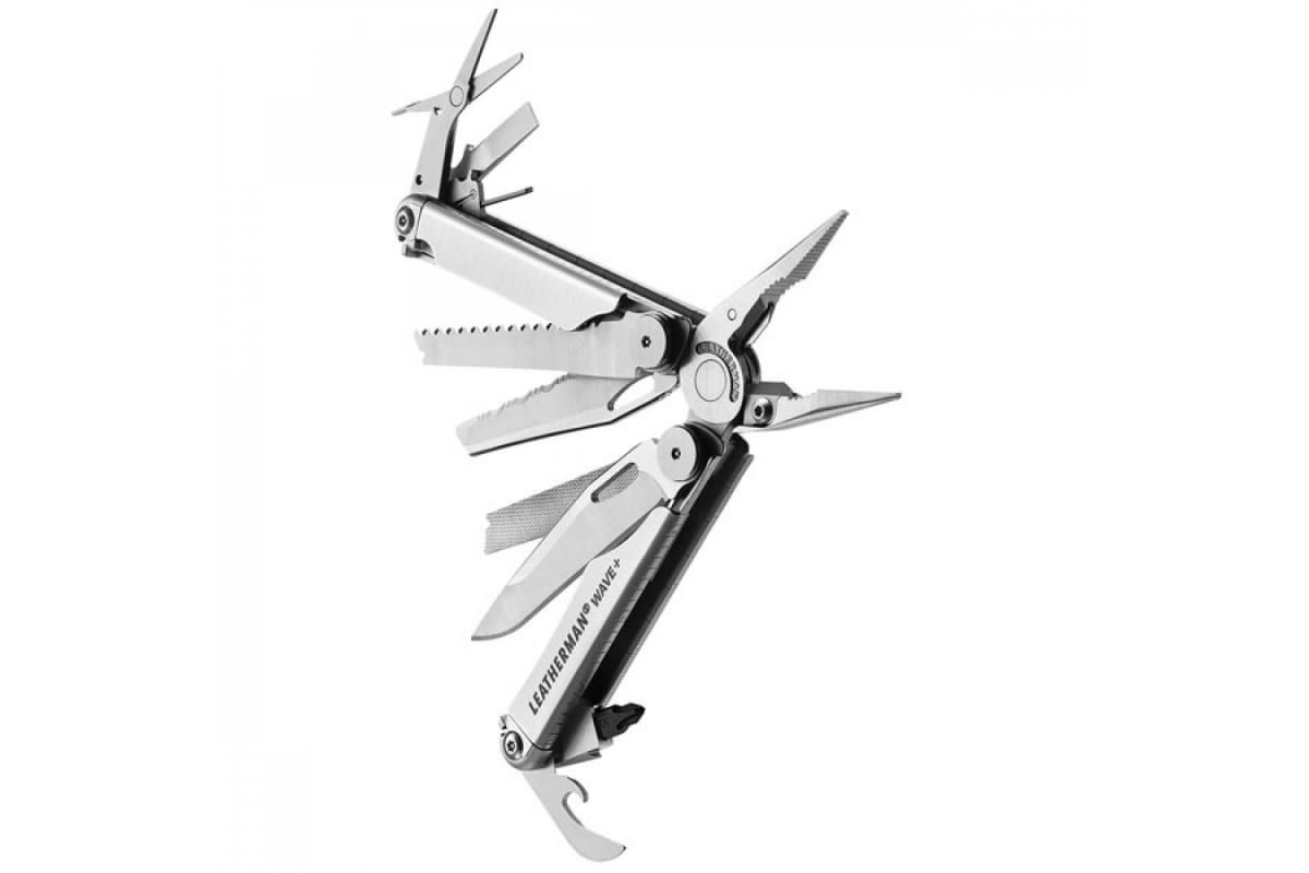 Мультитул LEATHERMAN Wave Plus Stainless 18 инстр.,  7, 4/10 см,  чехол Molle