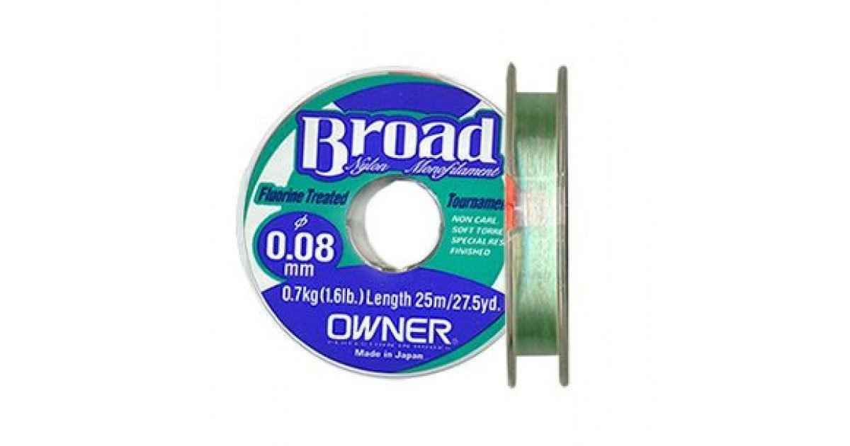 Леска зимняя Owner Broad 0.24мм 25м (56026) 