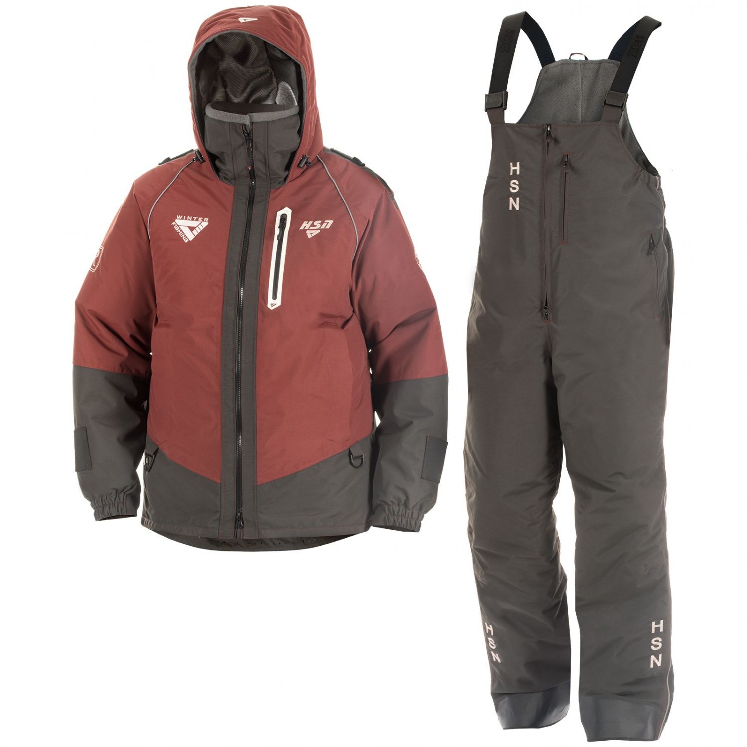 Костюм-поплавок мужской зимний "Rescuer II comfort",  hardguard,  махагон (50-52/182) м
