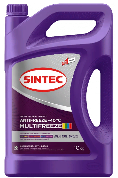 Антифриз SINTEC MULTI FREEZE 10кг универсальный