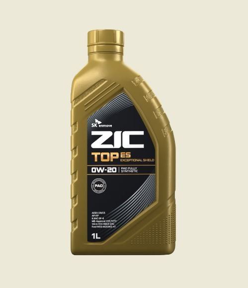 ZIC TOP ES 0W20 1L синтетическое моторное масло