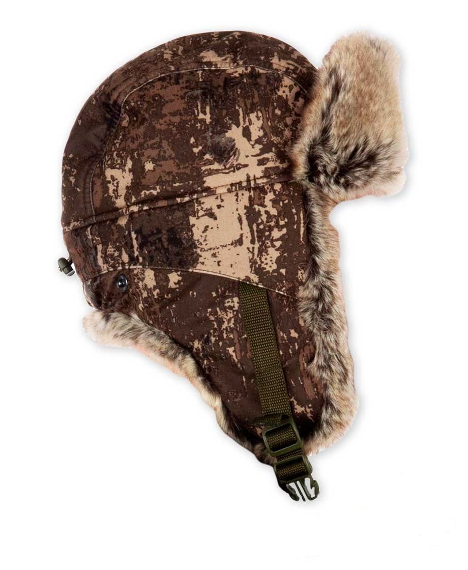 Шапка-ушанка ORION Буран,  зеленая кора (р-р L)