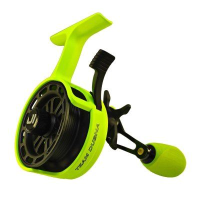 Катушка зимняя Jig It Team Dubna Vib Special G2 LIME,  left hand