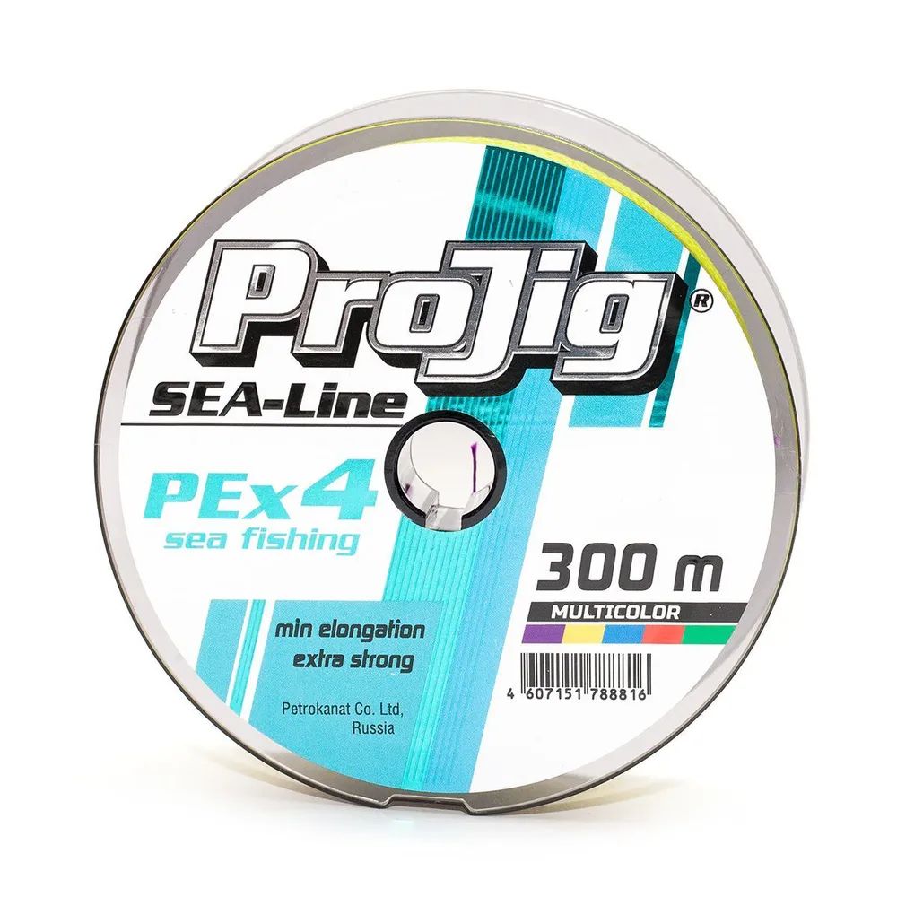 Шнур ProJig SEA Line 0, 50 мм,  60, 0 кг,  300 м,  мультиколор