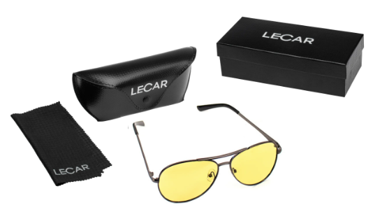 Очки солнцезащитные LECAR авиаторы (чехол,  микрофибра) (LECAR000011909)