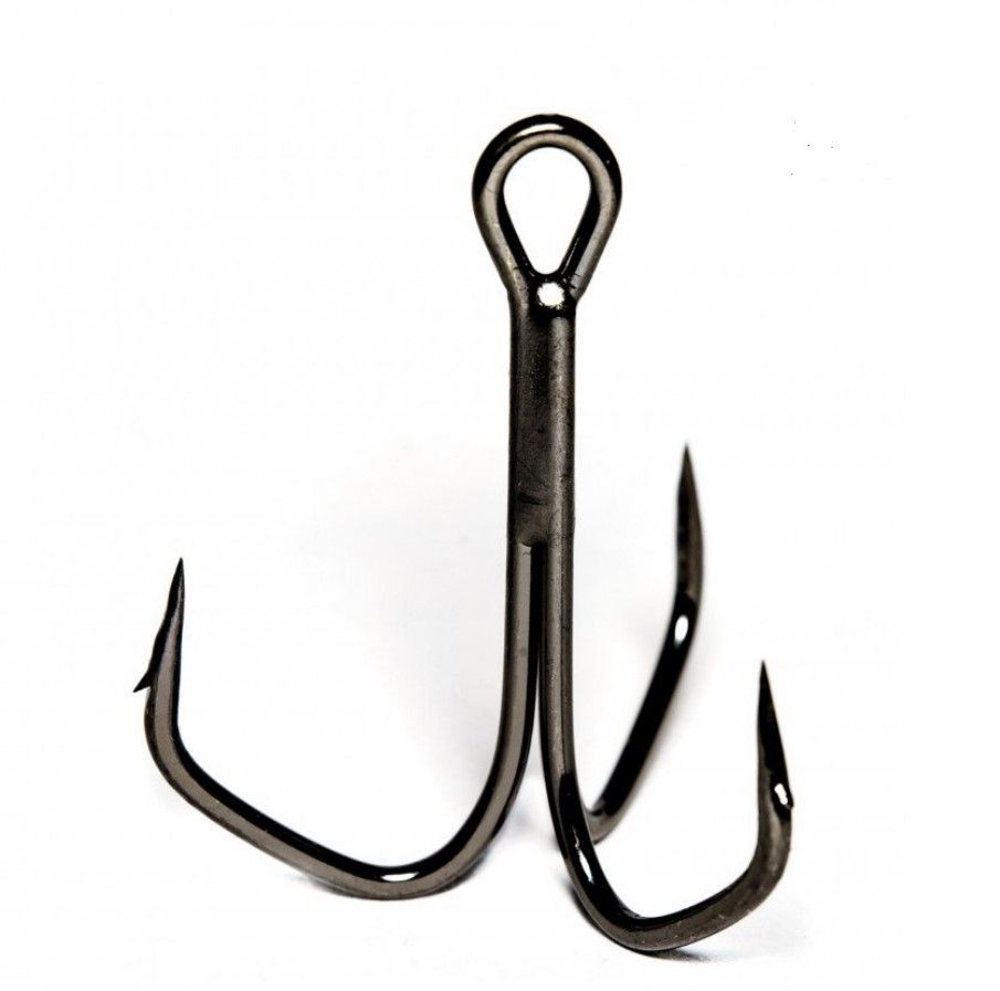 Тройник JIG IT Outbarb Treble Hooks,  6 шт/уп. №2