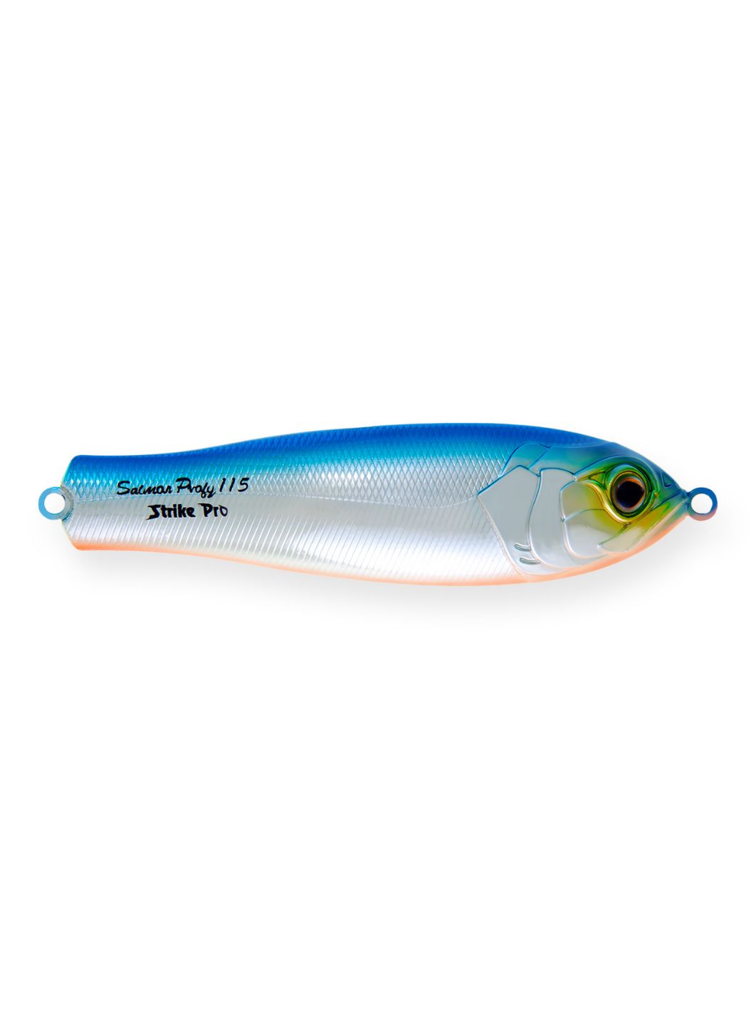 Блесна колеблющаяся Strike Pro Salmon Profy 90,  90 мм,  22, 4 гр,  Тройник,  цвет: 626E Blue Silver OB,  (PST-03C#626E/626E)