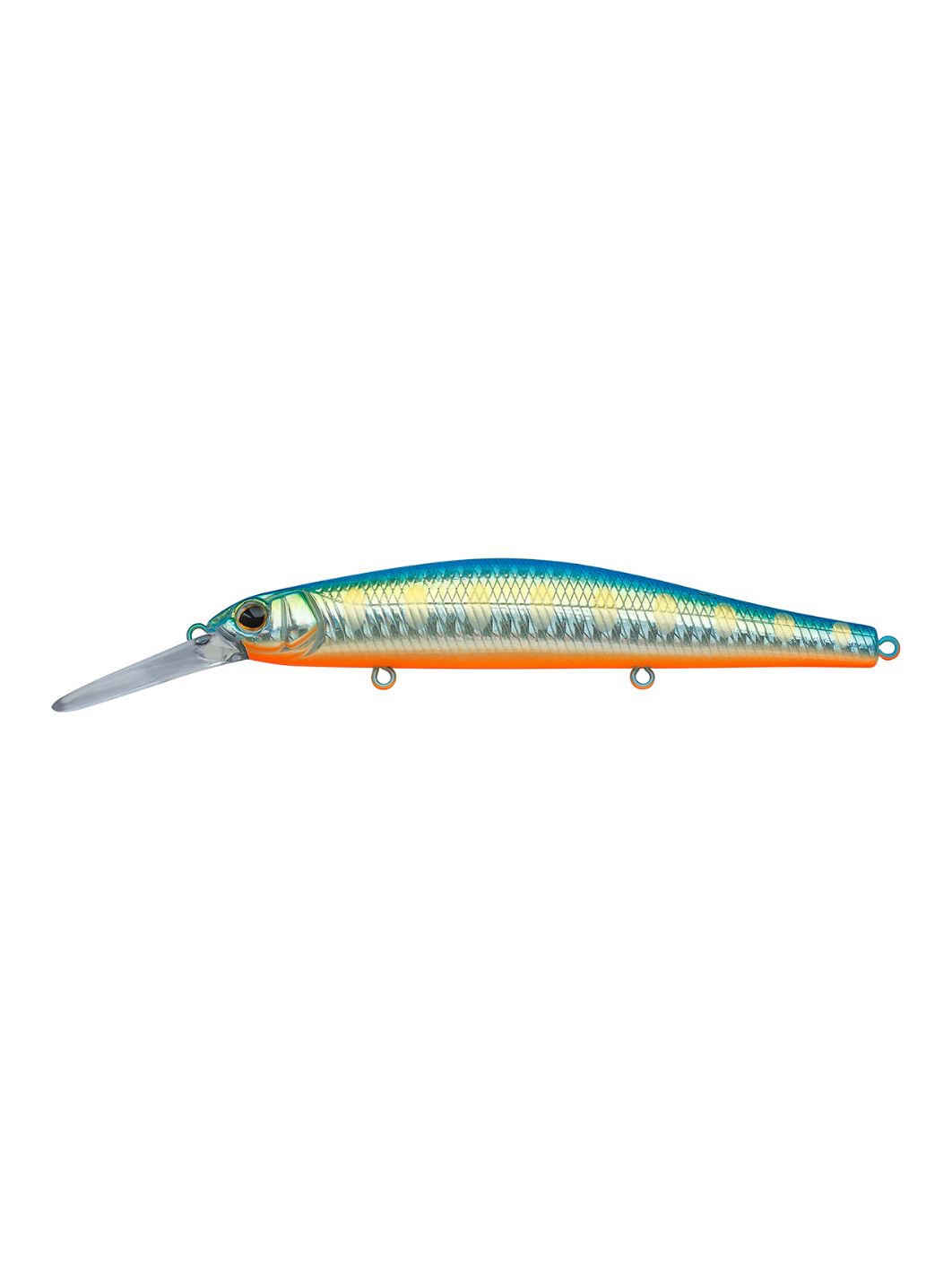 Воблер Минноу Strike Pro Inquisitor MDR 110SP,  110 мм,  17, 3 гр,  Загл. 1, 0м.-2, 5м.,  Нейтральный,  цвет: A150-713 UV Blue Silver OB,  (EG-193BXL-SP#A150-713)