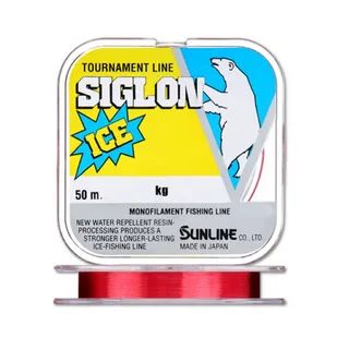 Монолеска SUNLINE Siglon ICE FISHING 50M красная #1.0/0.165mm 