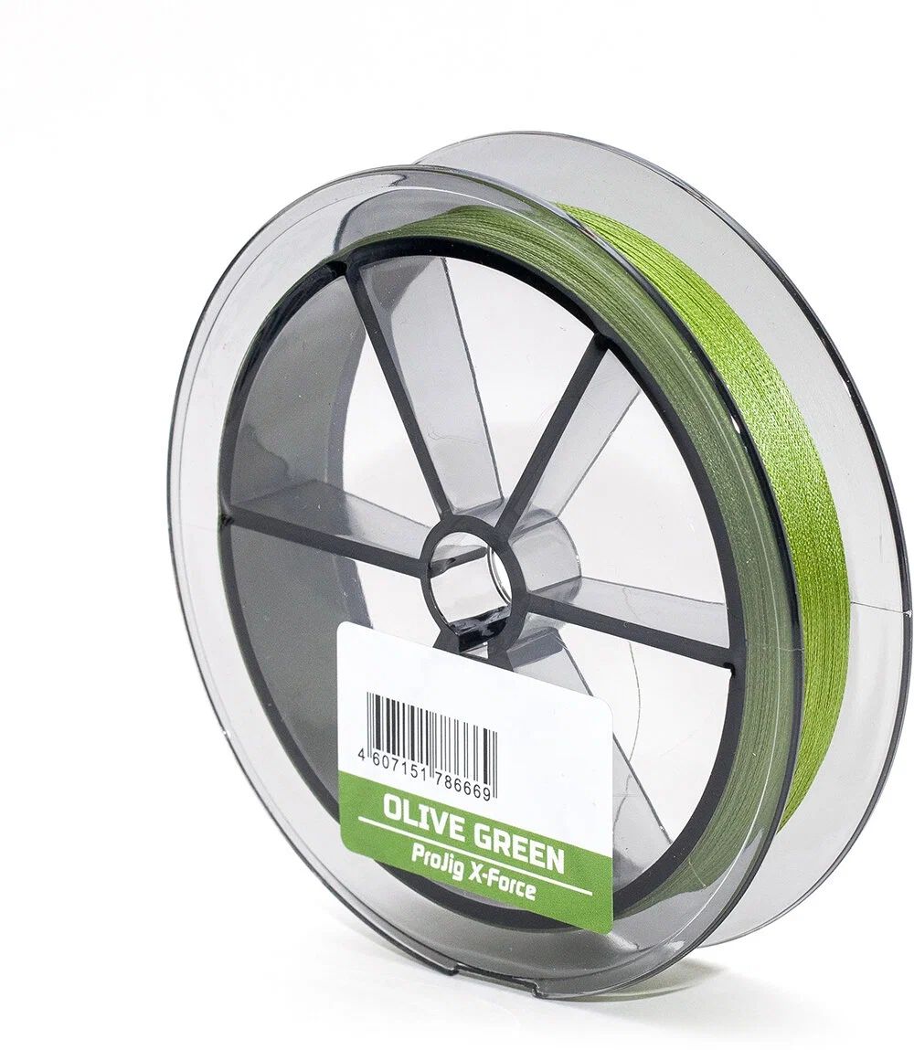 Шнур ProJig X-Force 0, 24мм 17, 0 кг 100м хаки