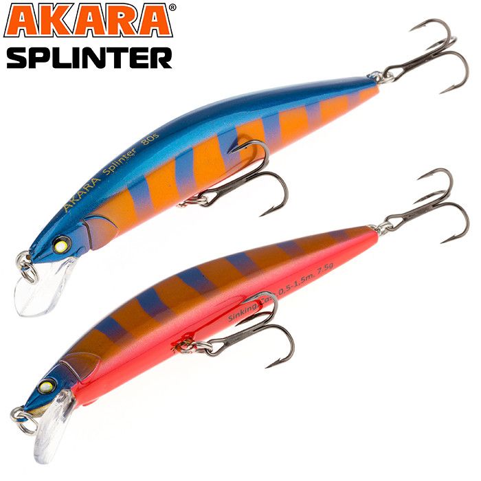 Воблер Akara Splinter 80S 7, 5 гр. (1/4 oz 3, 1 in) A212