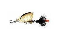 Блесна вращающаяся Mepps "Aglia Mouche 1 /3, 5 гр/ Gold/Black fly