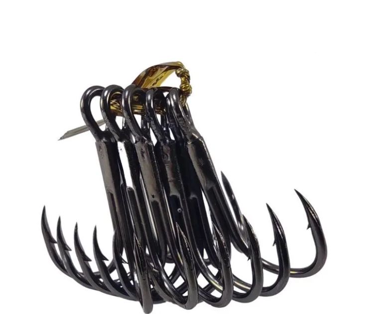 Тройник JIG IT Round bend treble hooks,  10 шт/уп. №14