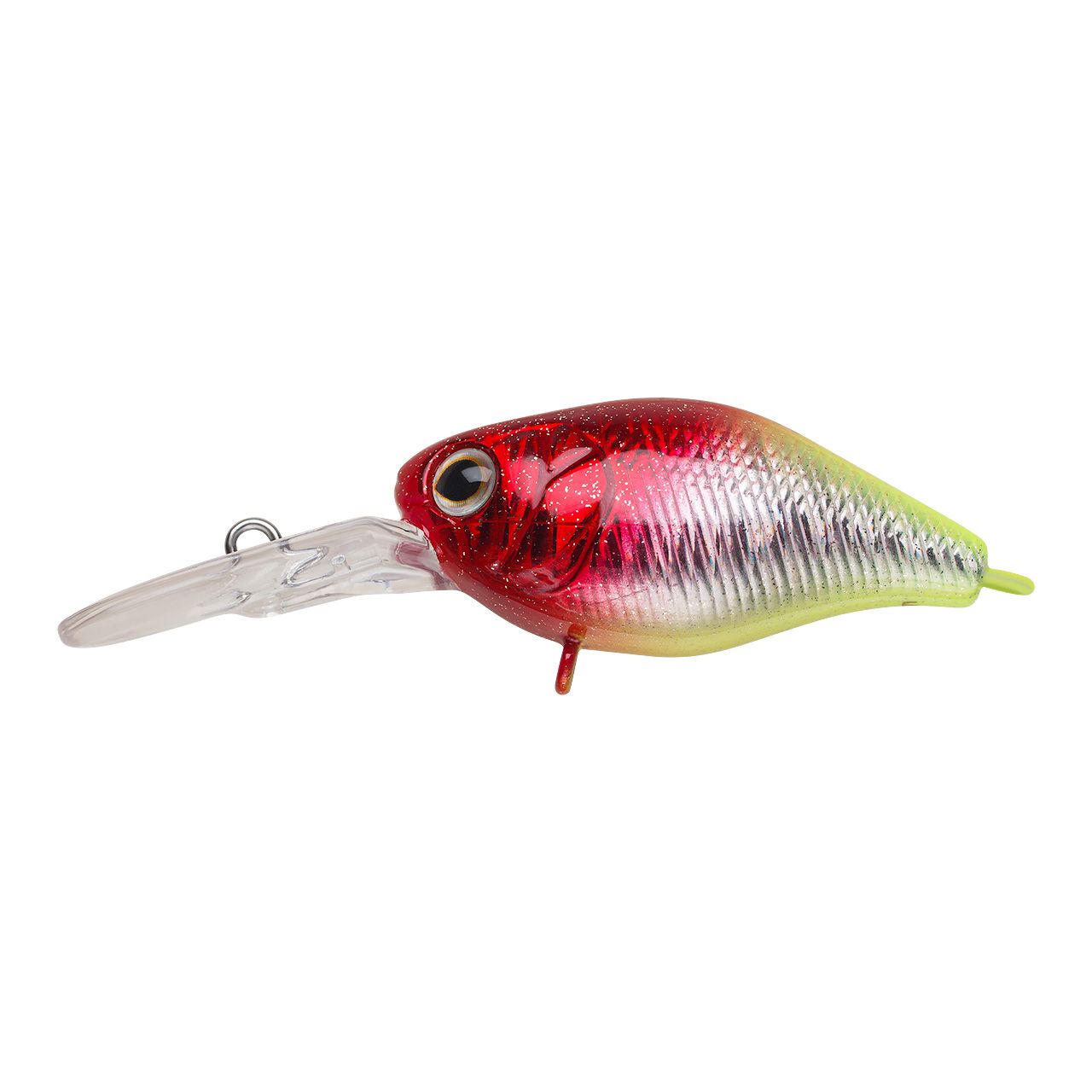 Воблер Крэнк Strike Pro Cranky-X Deep 60,  60 мм,  16 гр,  Загл. 1, 5м.-3, 0м.,  Плавающий,  цвет: X10-713 Clown Silver,  (EG-168L#X10-713)