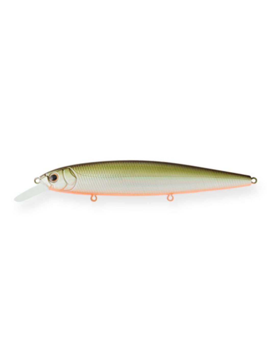 Воблер Минноу Strike Pro Bold 130SP,  130 мм,  24, 5 гр,  Загл. 1, 3м.-1, 8м.,  Нейтральный,  цвет: 612T Natural Shad Silver,  (EG-191-SP#612T)