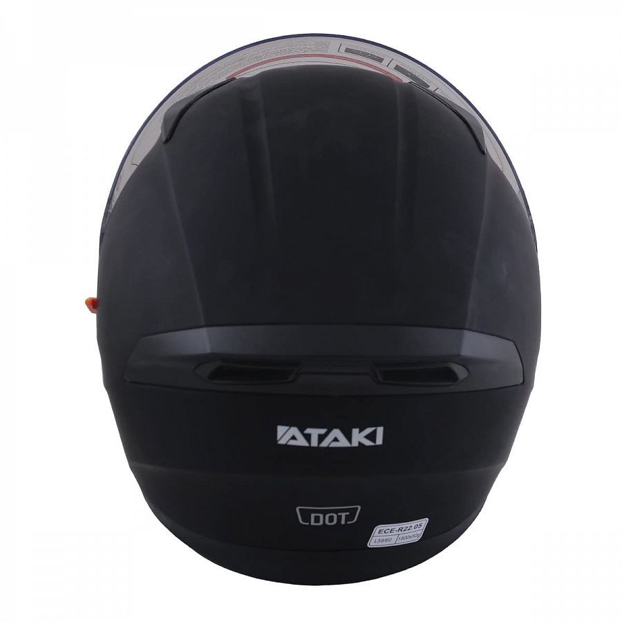 Шлем интеграл Ataki JK316 Solid черный матовый XL