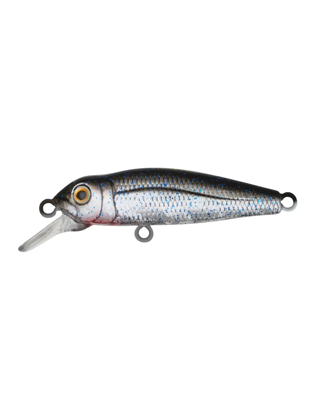 Воблер Минноу Strike Pro Midge 40,  40 мм,  2 гр,  Загл. 0, 5м.,  Нейтральный,  цвет: SIN059V Blackback Sequins,  (EG-074SP#SIN059V)