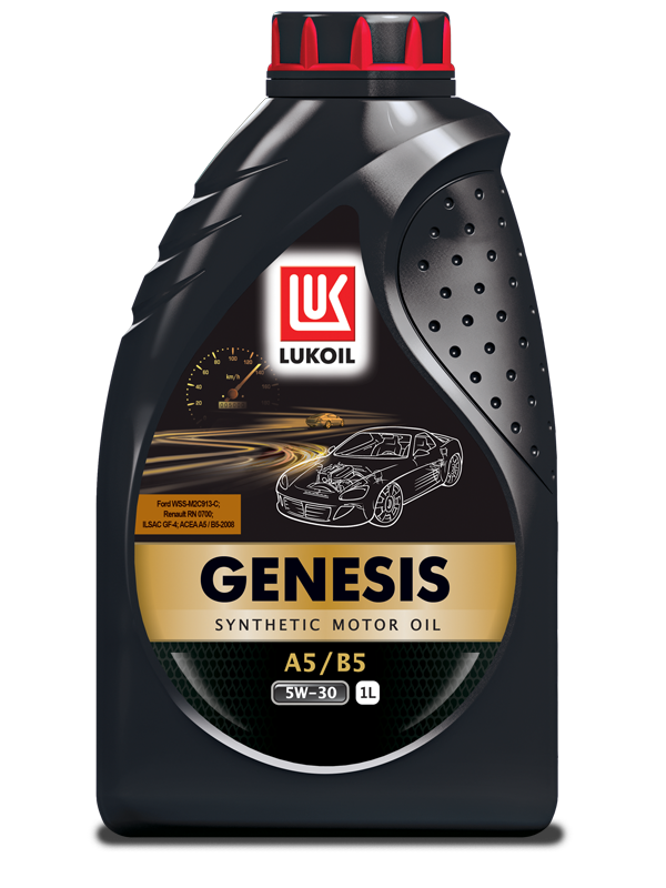 ЛУКОЙЛ 5W30 GENESIS ARMORTECH FD 1л синтетическое моторное масло
