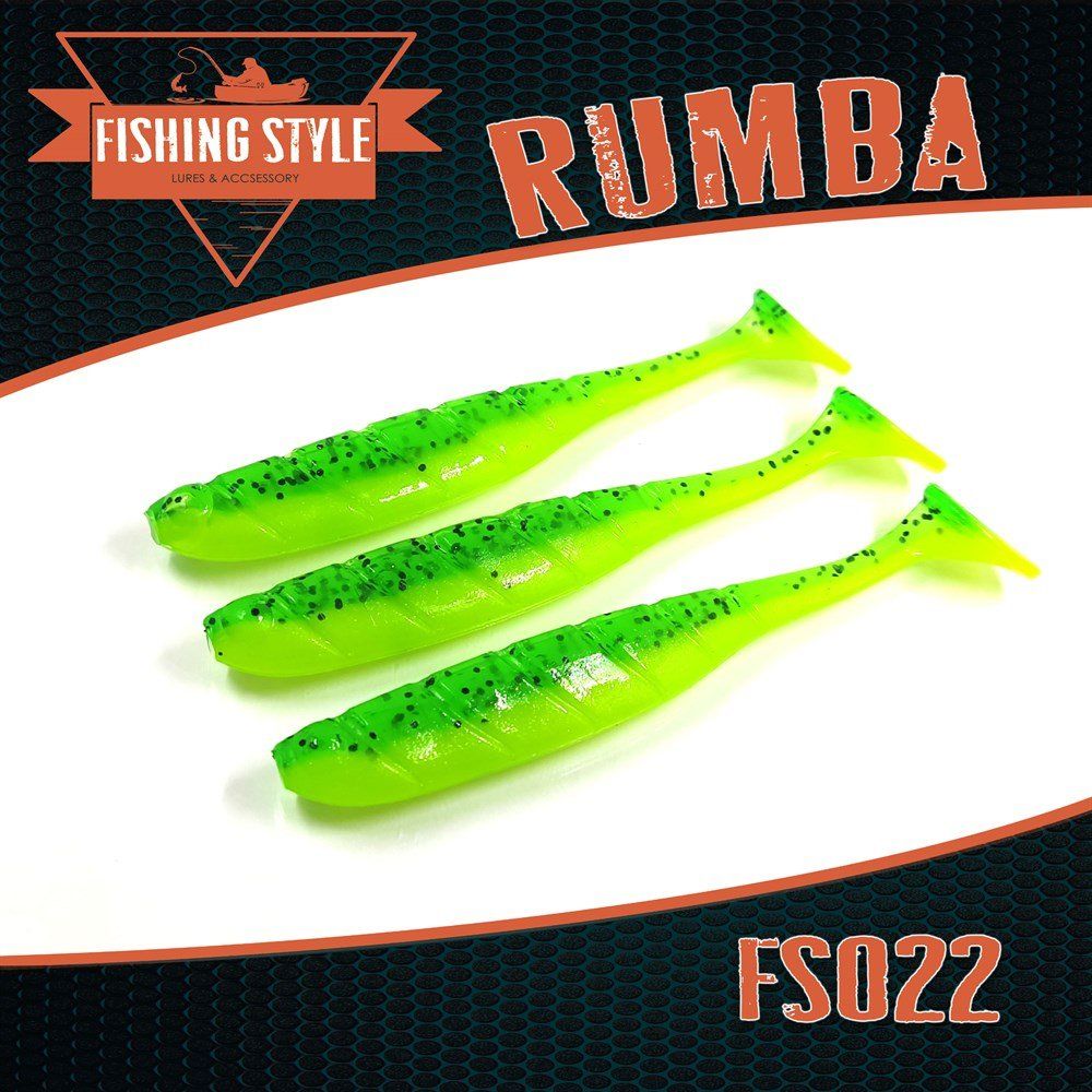 Силиконовая приманка RUMBA 7, 5"(190 мм) уп.3 шт.#022 Tarhun