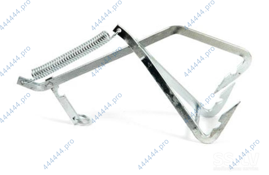 Капкан на щуку нержавейка двойной с булавкой шт.