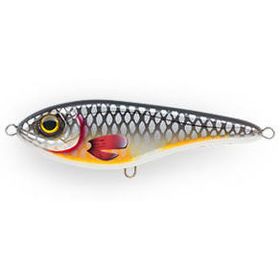 Воблер Джеркбейт Strike Pro Buster Jerk Sinking,  150 мм,  75 гр,  Загл. 0, 5м.-4, 0м.,  Тонущий,  цвет: C649F Grey Roach,  WOLF COLOR,  (EG-048#C649F)