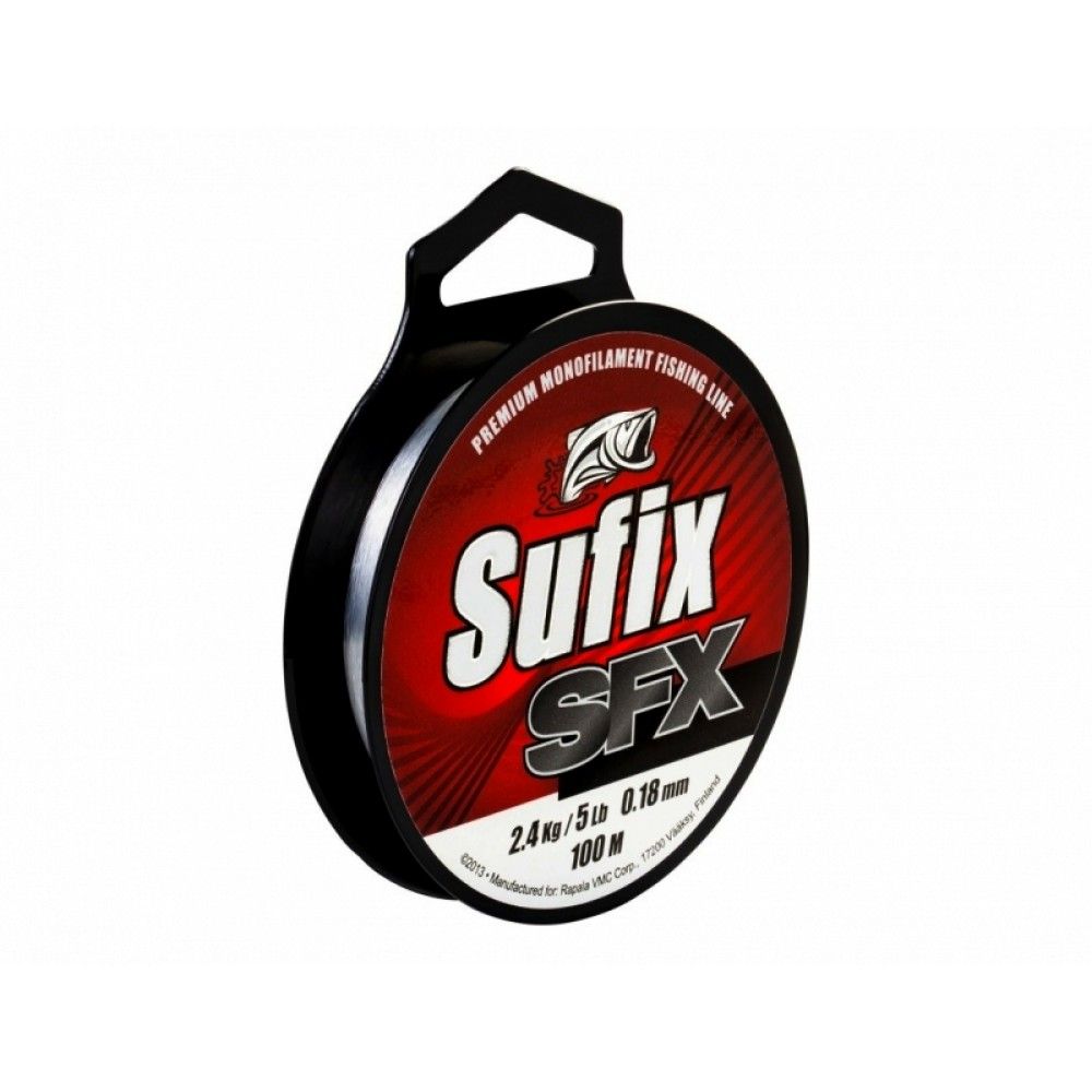 Леска Sufix SFX 0, 18mm 2.4kg 100m monofilament 