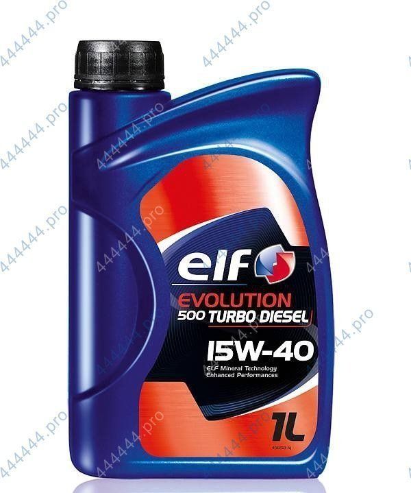 ELF EVOLUTION 500 TURBO DIESEL 15W40  1L минеральное моторное масло