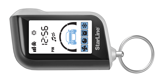 Автосигнализация StarLine A93 V2 Eco (обратная связь,  автозапуск)