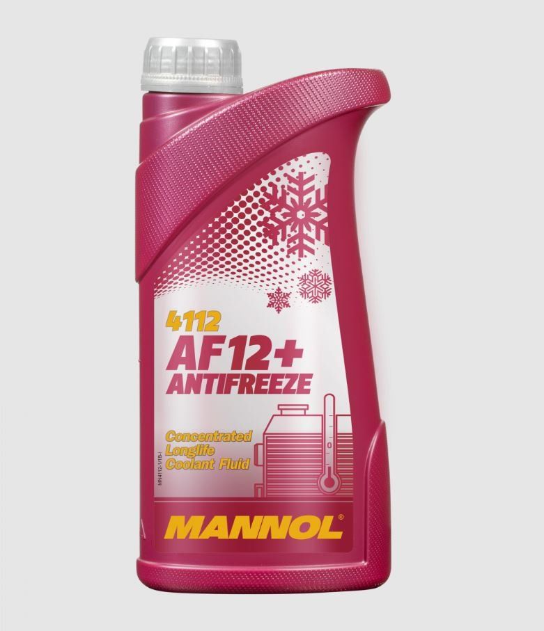 Антифриз MANNOL Antifreeze AF12+ Longlife 4112 1л красный концентрат