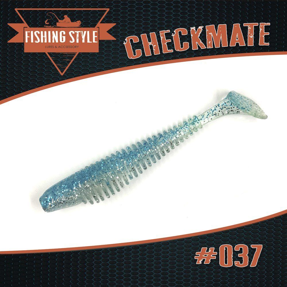 Силиконовая приманка CHECKMATE 4, 5"(113 мм) уп.4 шт.#037 Malek