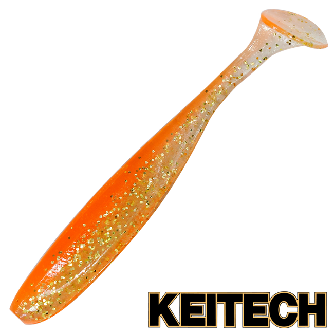 Приманка съедобная Keitech Easy Shiner 4" EA#06 Orange Flash