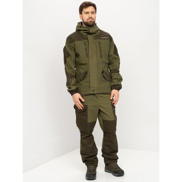 Костюм демисезонный Горка-5 цвет Зеленый ткань Палатка/ Грета (Размер: 56-58,  Рост: 182-188) м