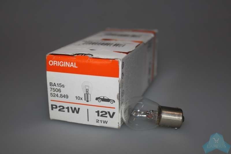 Автолампа 12-21 OSRAM (7506) (1шт.)
