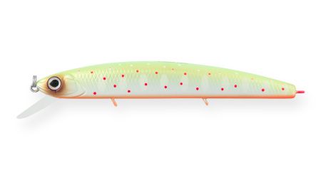 Воблер Минноу Strike Pro Montero 110SP,  110 мм,  13, 6 гр,  Загл. 0, 8м.-1, 6м.,  Нейтральный,  цвет: A190ES Mat Motley Trout,  (EG-190C-SP#A190ES)