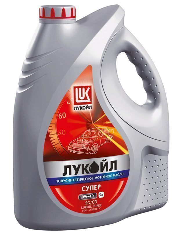 ЛУКОЙЛ 10W40 СУПЕР 5л полусинтетическое моторное масло