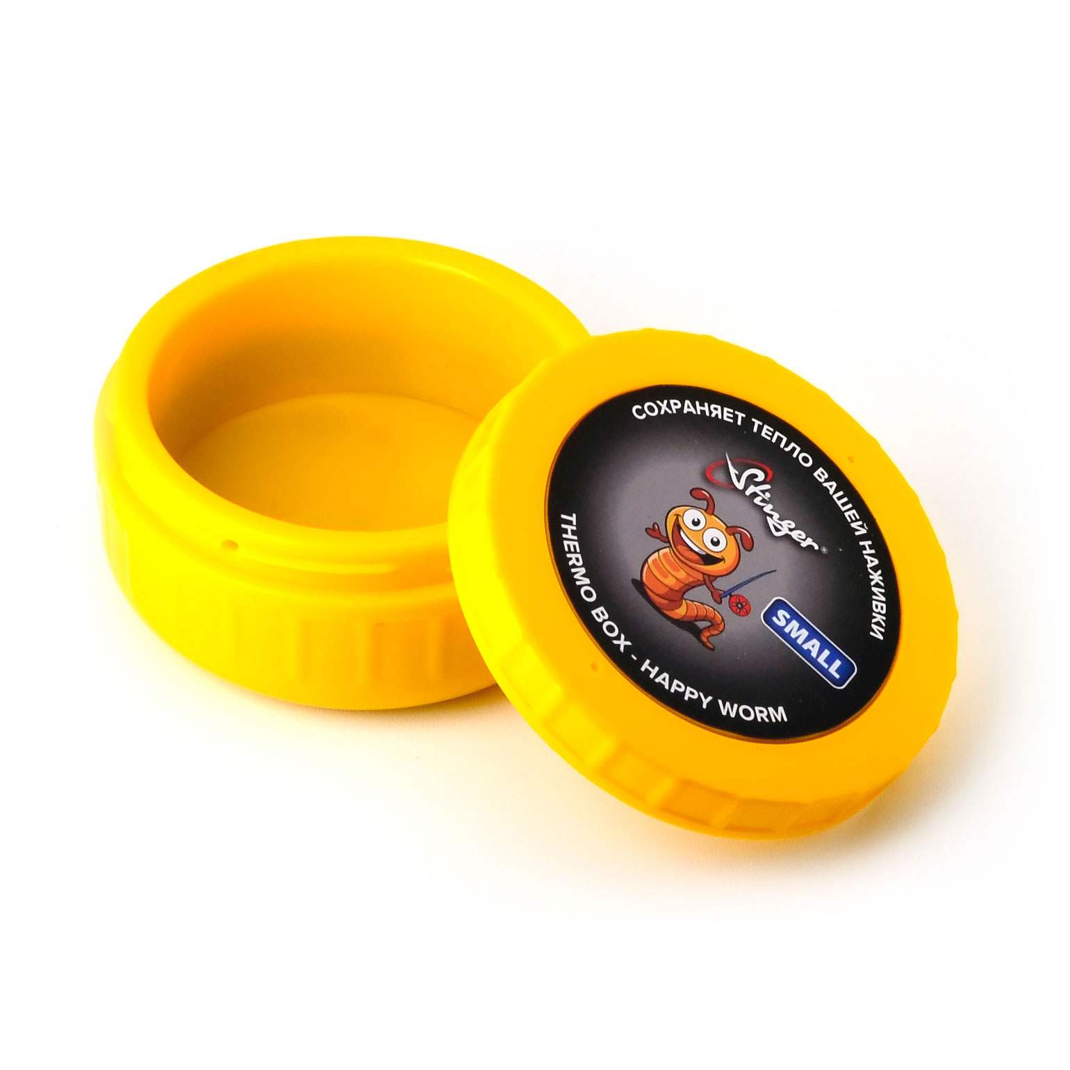 Термокоробка Stinger Happy Worm,  75мм,  желтая