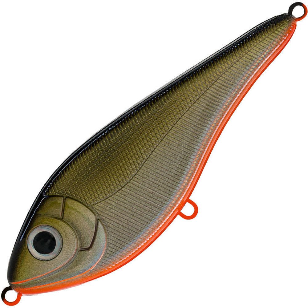 Воблер Джеркбейт Strike Pro Buster Jerk Sinking,  150 мм,  75 гр,  Загл. 0, 5м.-4, 0м.,  Тонущий,  цвет: 612T Natural Shad Silver,  (EG-048#612T)