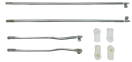 Тяга замка двери 2110 от наружной ручки к механизму (4шт.к-т)