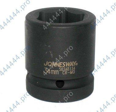 Головка торцевая 1" 6-гранная 34мм ударная JONNESWAY S03A8134