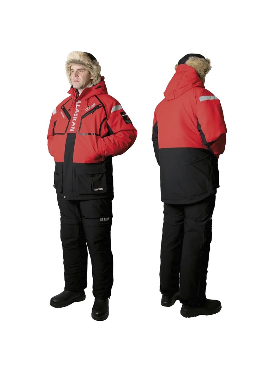 Костюм зимний Alaskan Cherokee поддерживающий XL красный/черный м