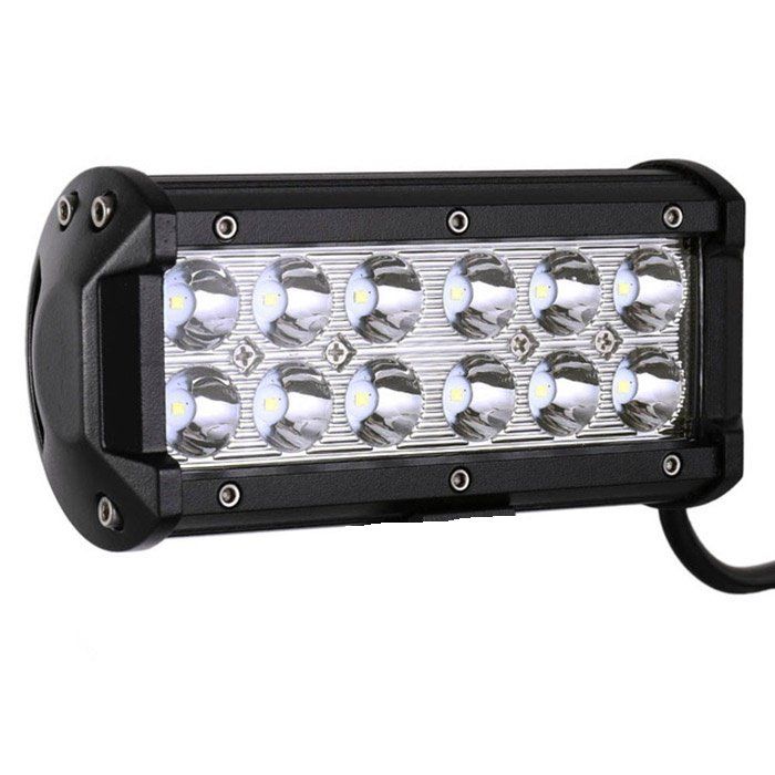 Балка светодиодная 12LED size 2525 Spot (дальний) 10-30V 167х80х65 36Вт 906079