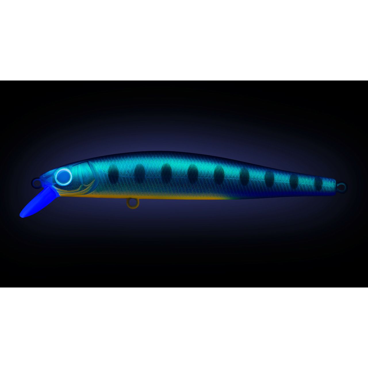 Воблер Минноу Strike Pro Jumper 90SP,  90 мм,  10 гр,  Загл. 0, 8м.-1, 5м.,  Нейтральный,  цвет: A150-713 UV Blue Silver OB,  (EG-192B-SP#A150-713)